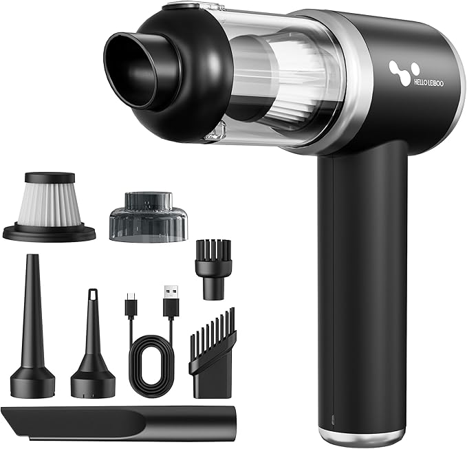 helloleiboo Handheld Car Vacuum Cleaner 16000PA